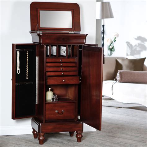 locking jewelry armoire safe